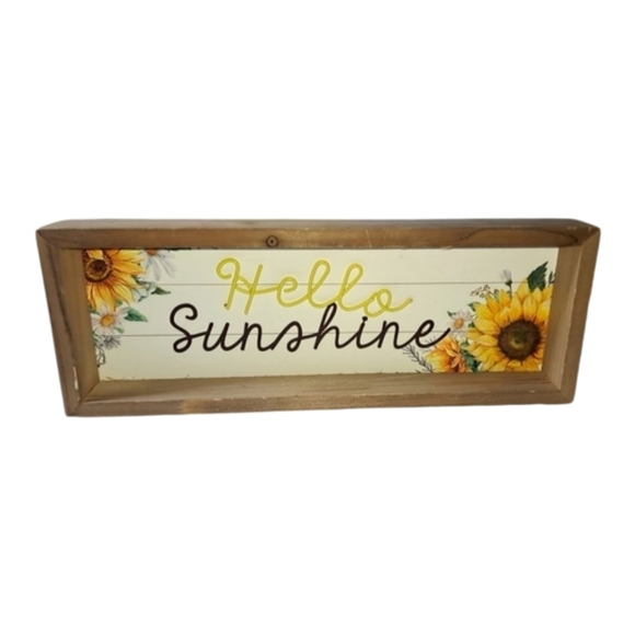 Ashland Sunflower Home Accents 3-Piece Decor Set NWT - Picture 4 of 7